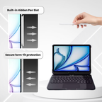 TabShell Black 360° Rotating iPad Keyboard Case