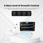 TabShell White 360° Rotating iPad Keyboard Case